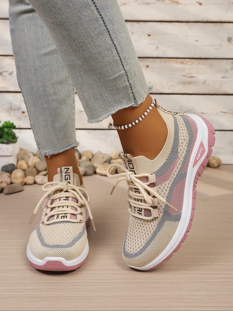 Women's Sporty Colorblock Casual Sneakers