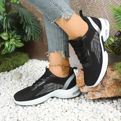 Women's Woven Lace-up Sneakers
