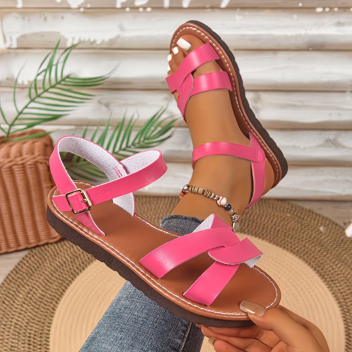 Women's Comfy Buckle Sandals
