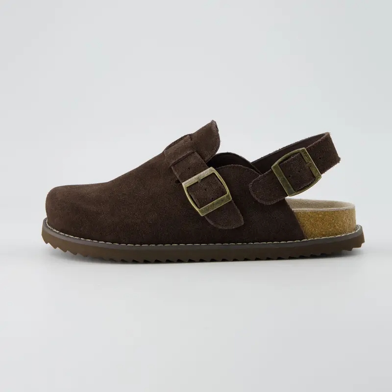 Brooklyn Genuine Suede Slingback Clogs