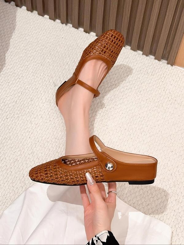 Women's Chic Square-Toe Loafers
