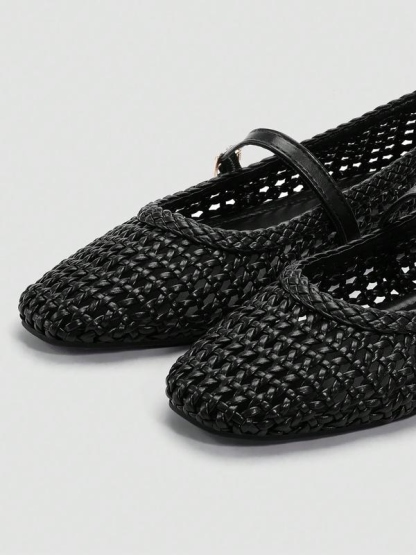Women's Braided Mary Jane Loafers