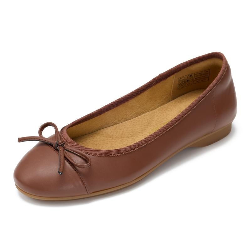 Women's Leather Insole Ballet Flats