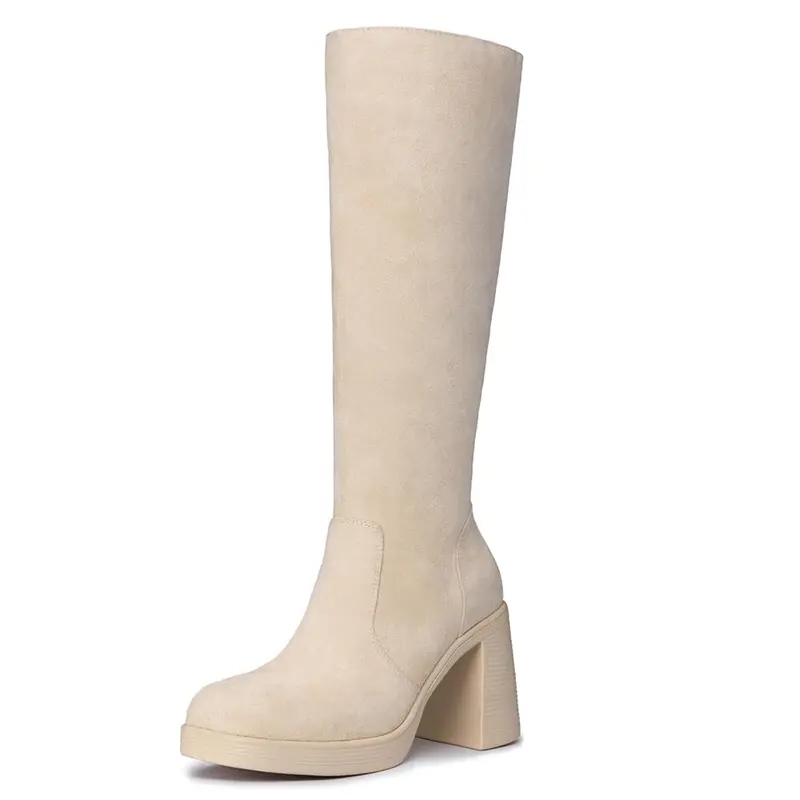 Women's BTC Leather Platform Boots