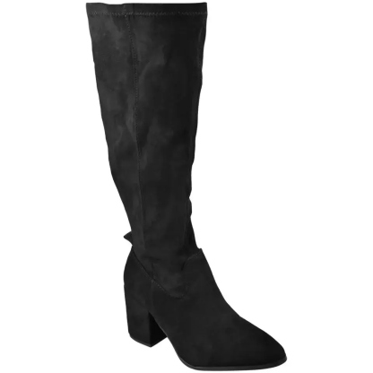Women's Wide Calf Fit Faux Suede Boots