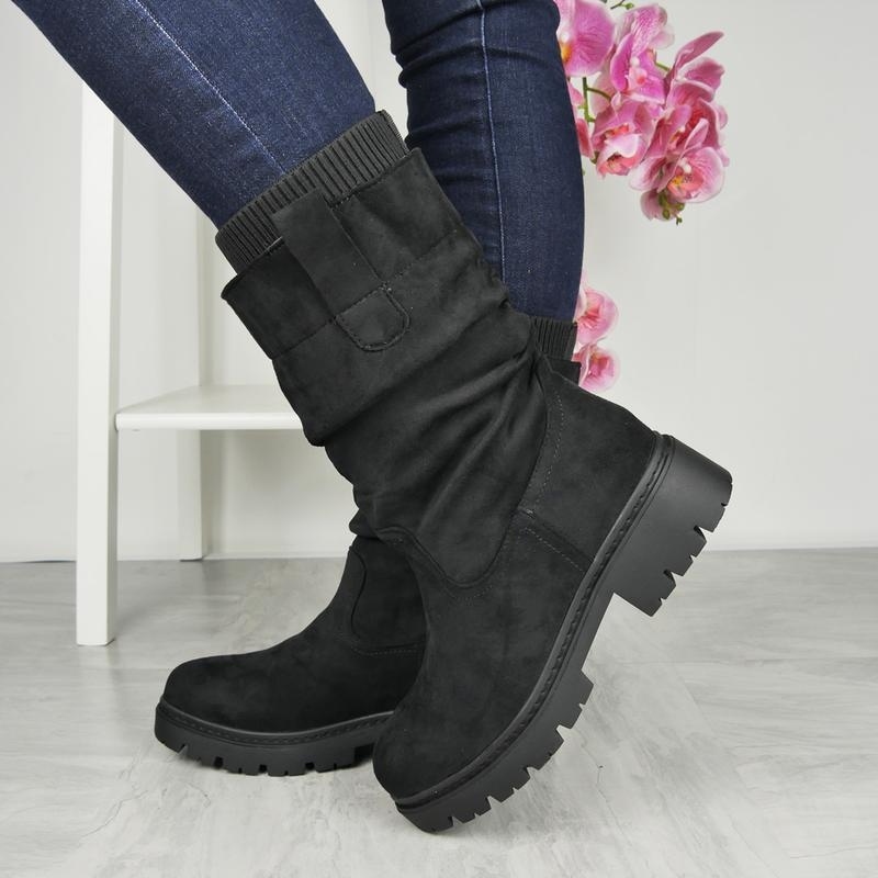 Women's Faux Suede Fur Lined Boots