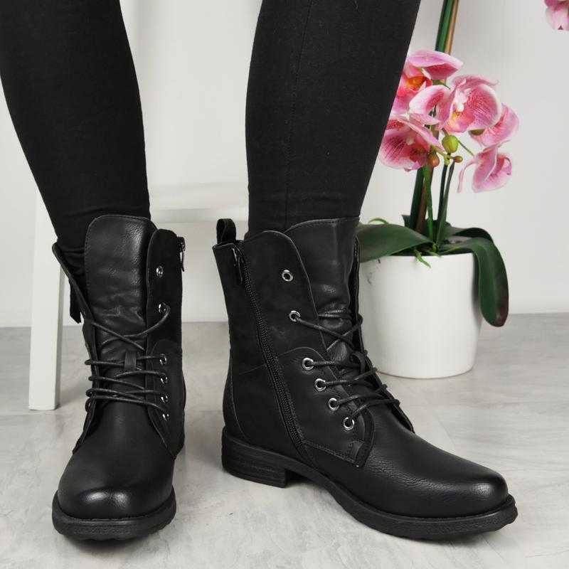 Ladies Cozy Warm Lined Ankle Boots