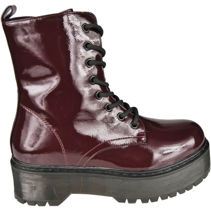 Ladies Punk Goth Zip Casual Boots