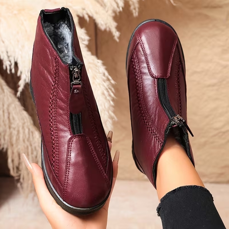 Winter Fleece-lined Warm Ankle Boots