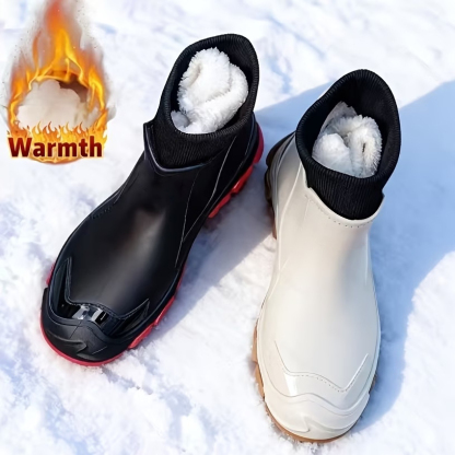 New Couple Warm Rain Boots