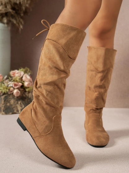 Women's Knee-High Low Heel Fashion Boots