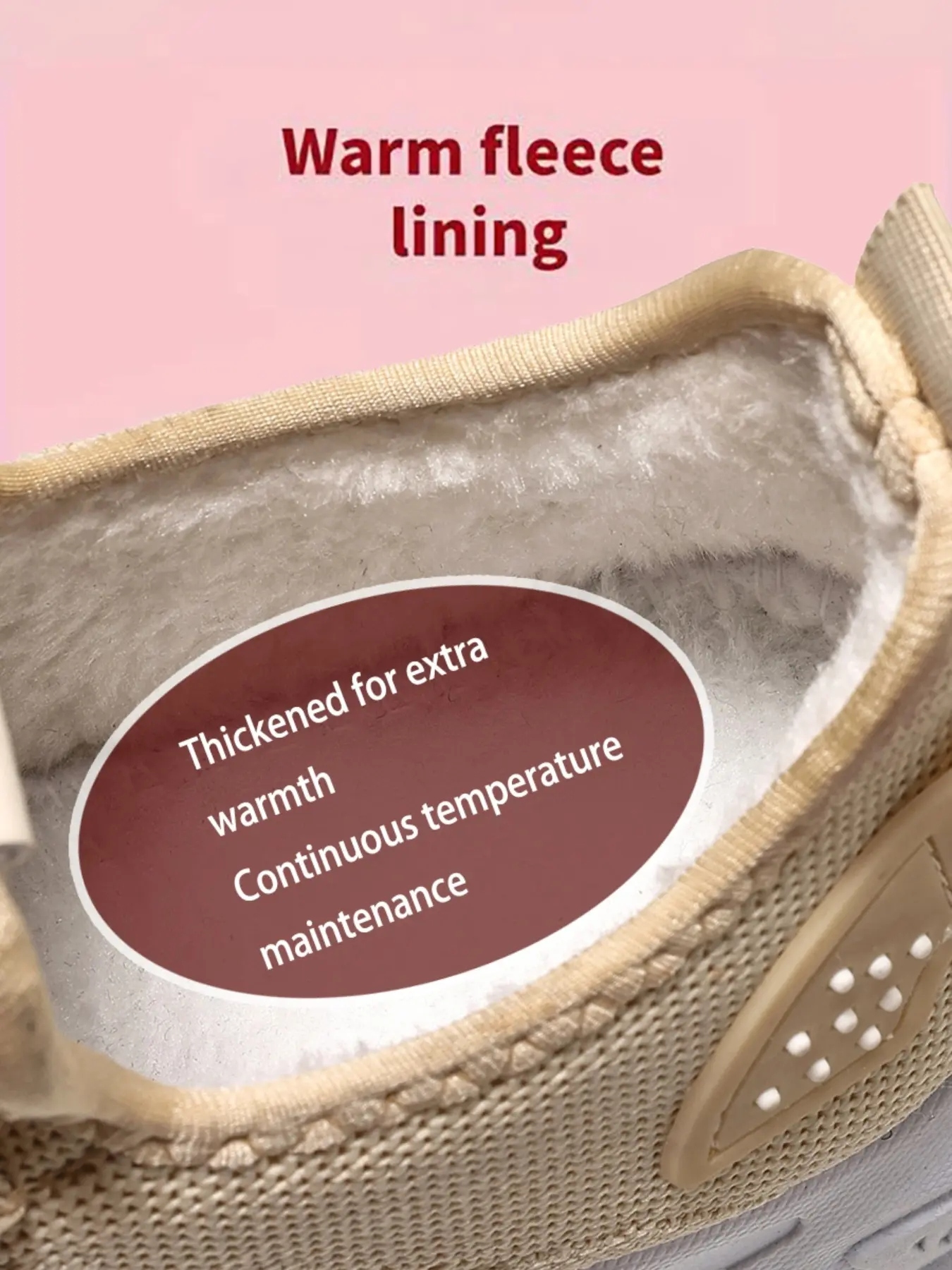 Women's Knit Fleece Lined Sneaker