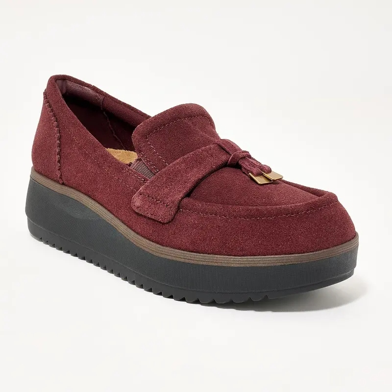 Synthetic & Leather Loafers