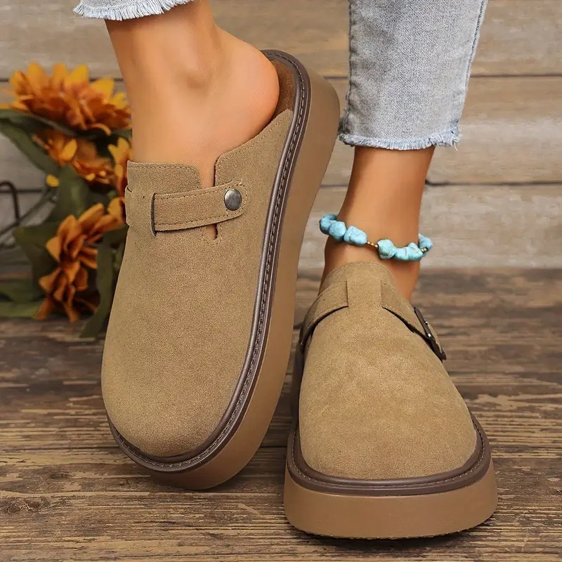 Retro Casual Buckle Loafers