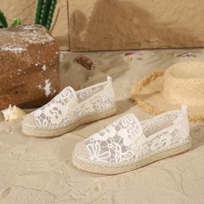 Women's Vacation Straw-Soled Loafers