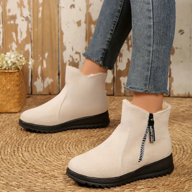 Winter Chic Plush Snow Boots