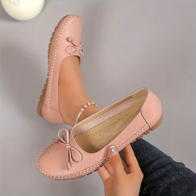 Women's Bow Flat Soft Sole Loafers