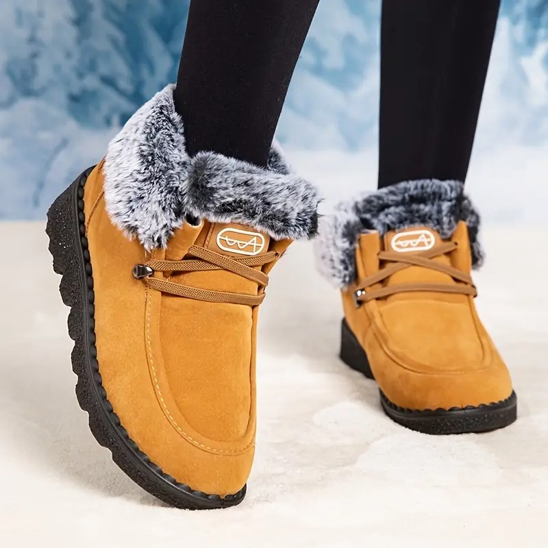 Women's Plush Lined Ankle Boots