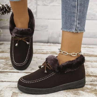 Women's Cozy Fleece-Lined Ankle Boots