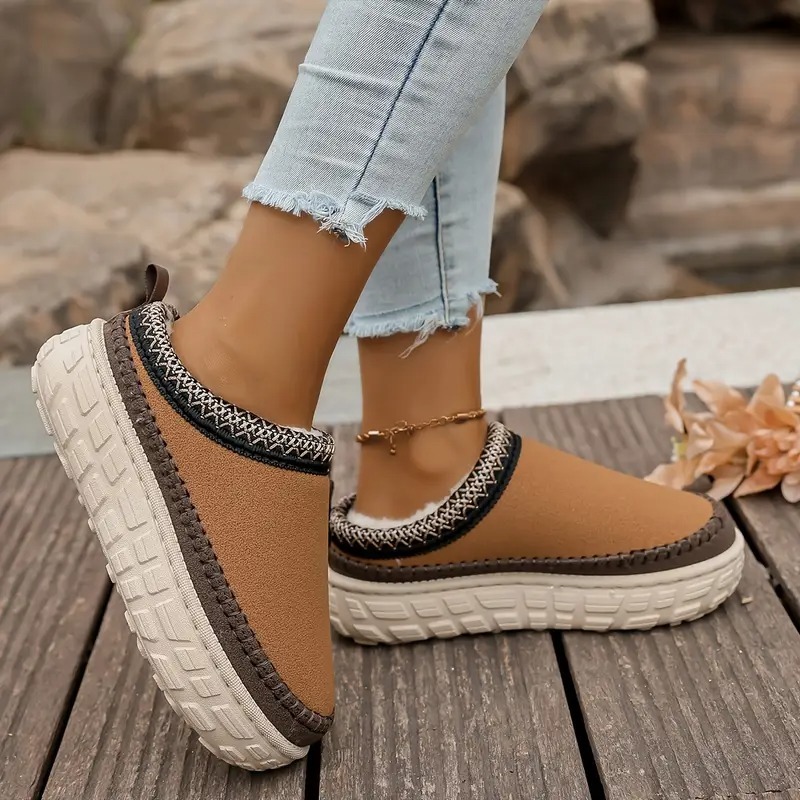Women's Slip-On Moccasin Platform Shoes