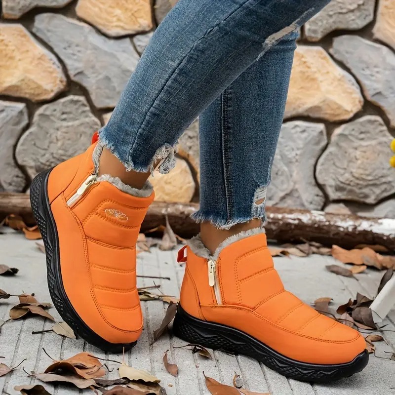 Women's Fashion Non-Slip Plush-Lined Boots