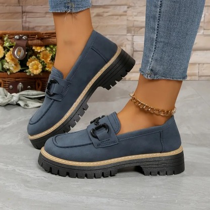 Women's Elegant Thick-soled Loafers