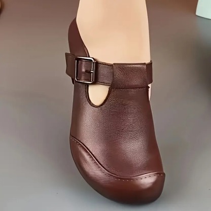 Comfortable Chunky Heel Pumps