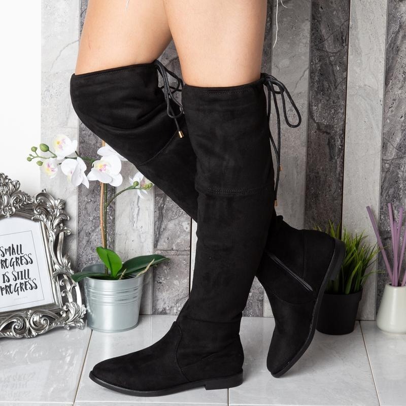 Women Over The Knee Lace Up Boots