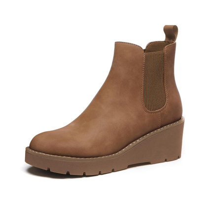 Women's Chelsea Wedge Boots