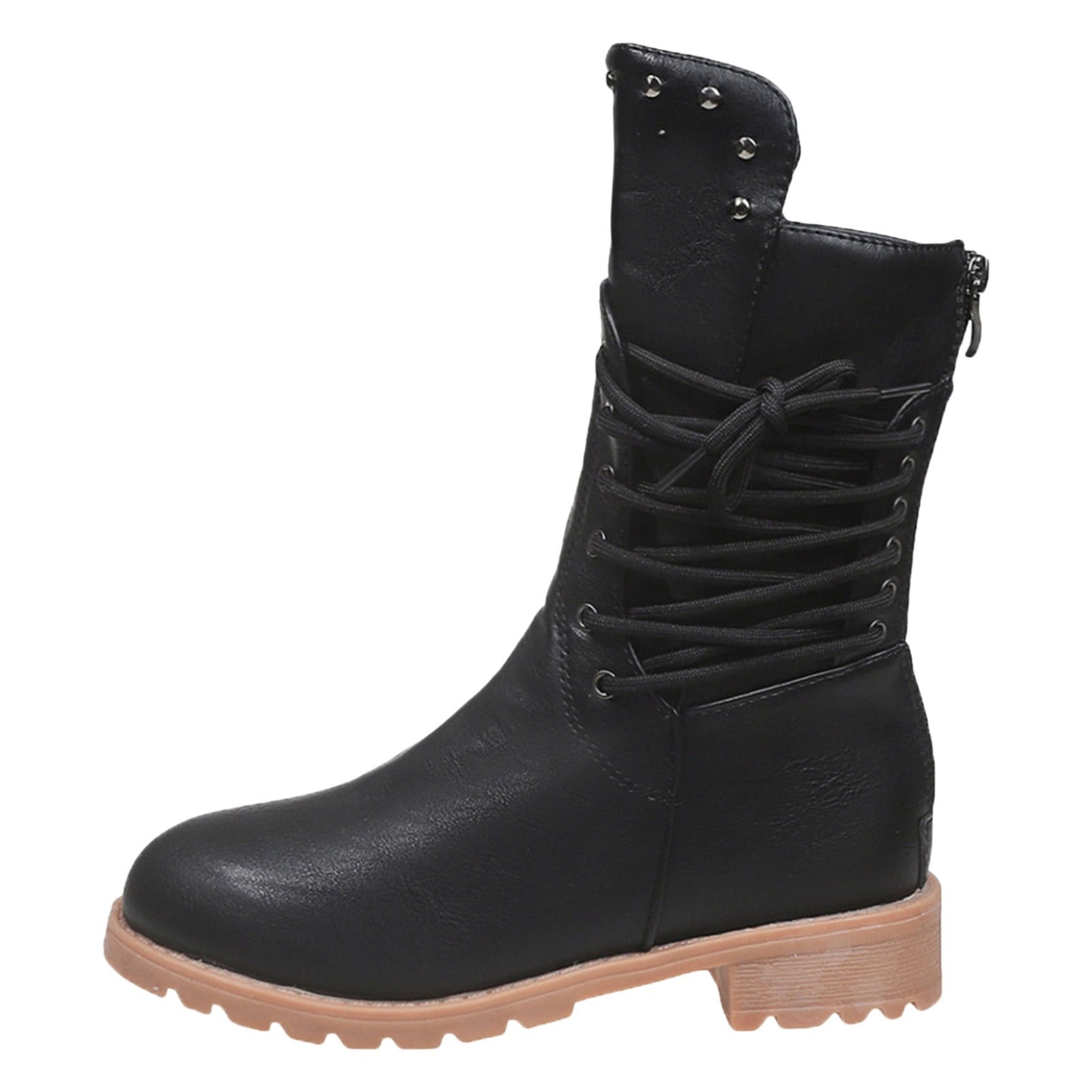 Women's Mid Calf Boots Vintage Ankle Boots