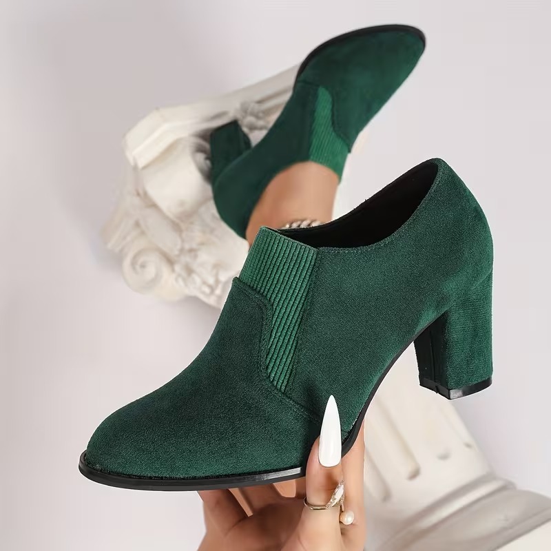 Women's Vintage Chunky Heels
