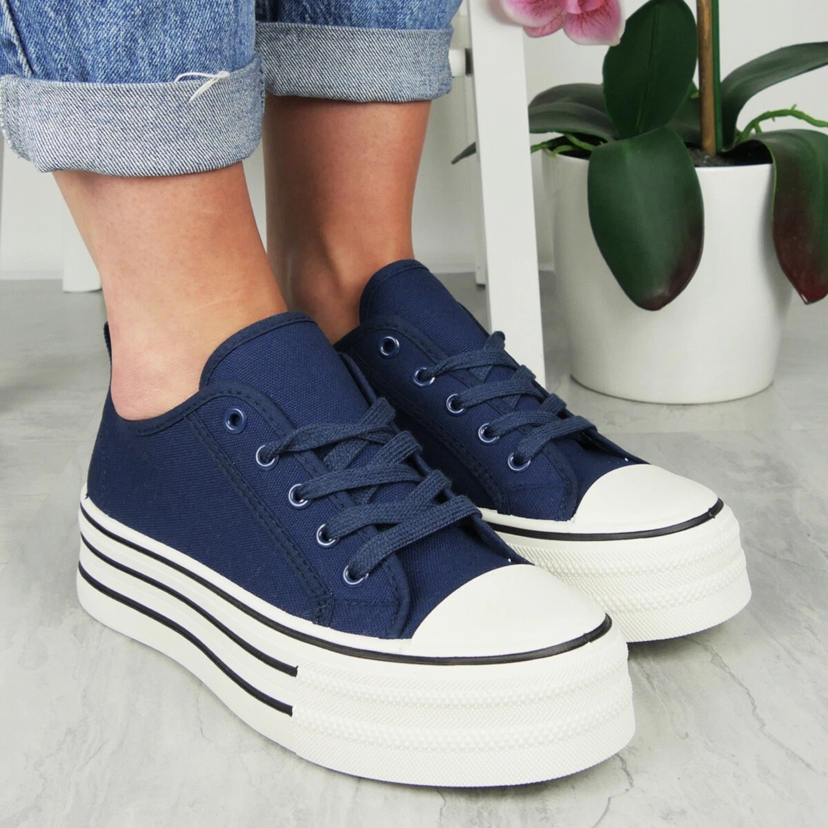 Women's Platform High Heel Gym Pumps