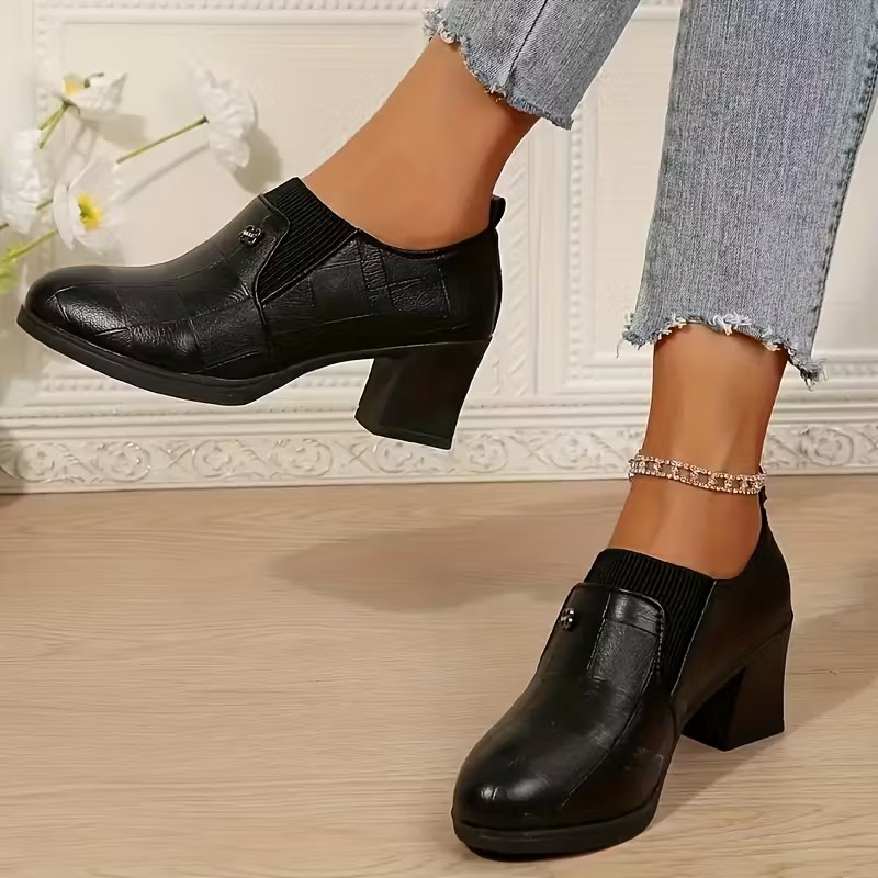 Women's Elegant Exquisite Square Toe Heels