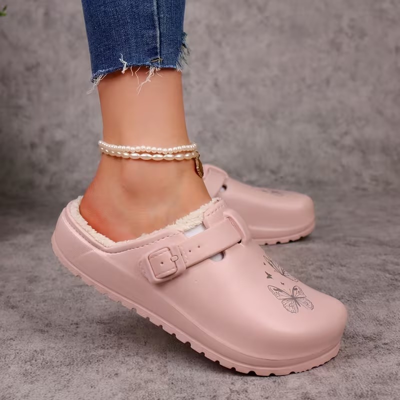 Women's Plush Adjustable EVA Shoes