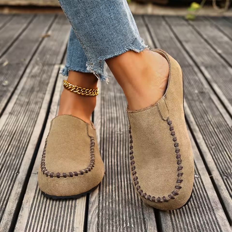 Women's Vintage Leather Mules