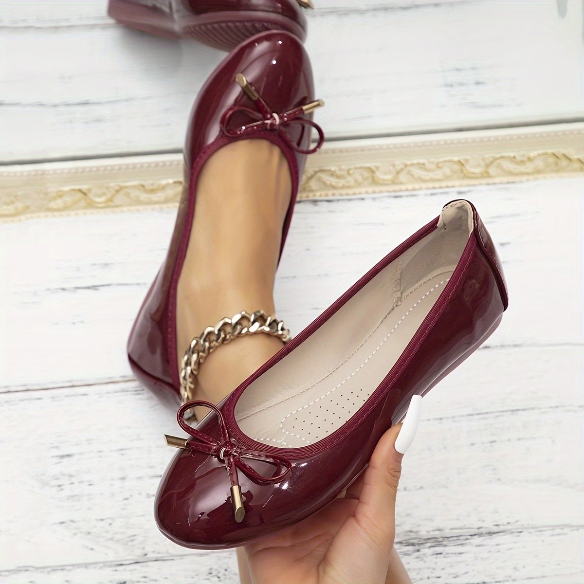 Women's Elegant Bowknot Mary Jane Shoes