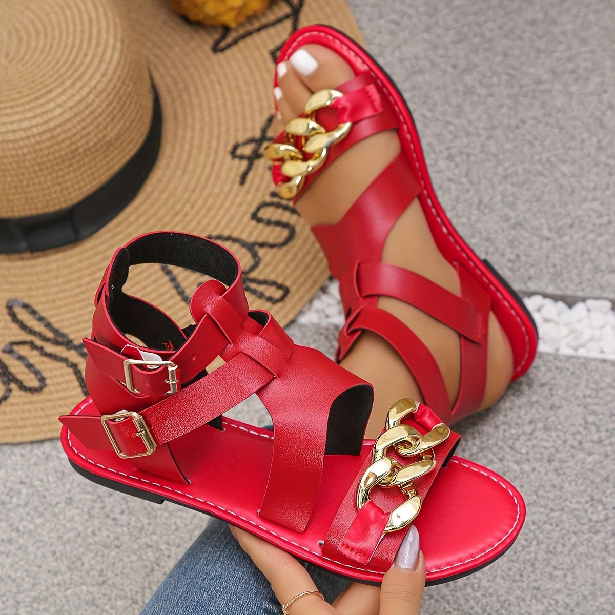 Women's High-Top Roman Sandals