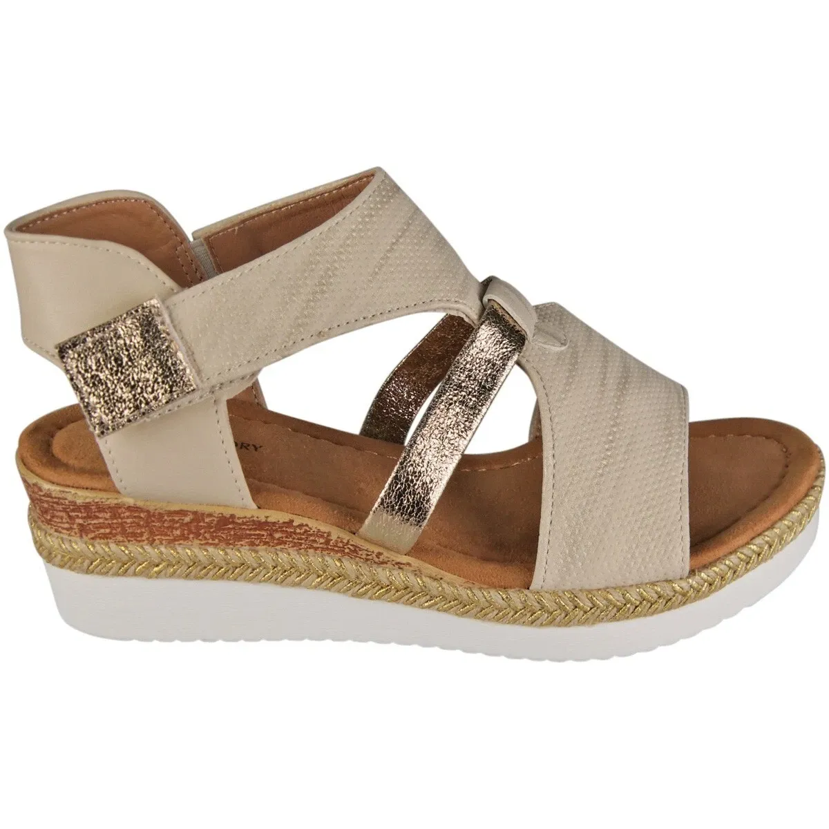 Women's Suede Comfort Wedge Sandals