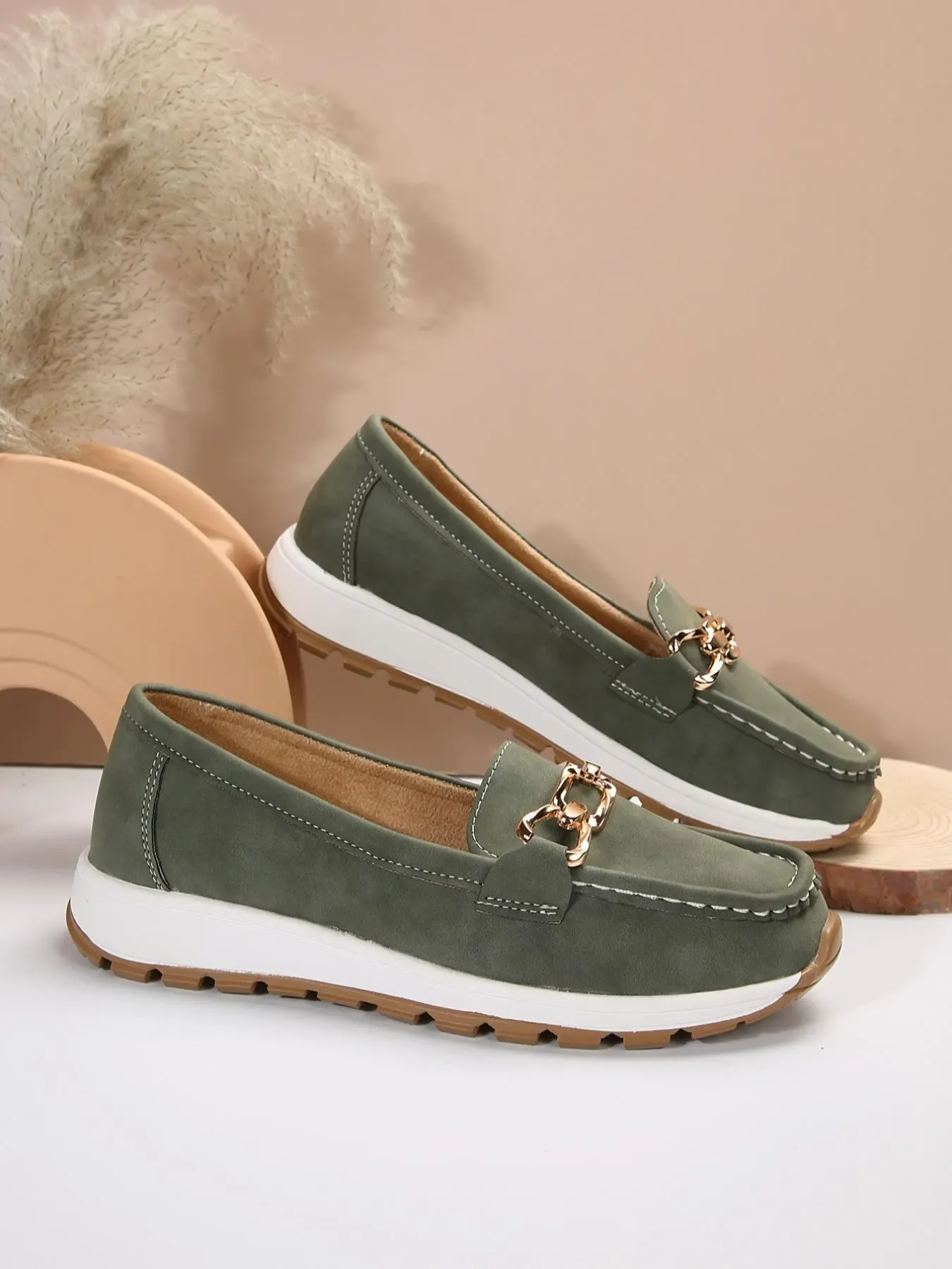 Women's Casual Chain Loafers
