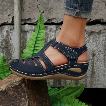 Arch Support Wide Toe Box Closed Toe Sandals