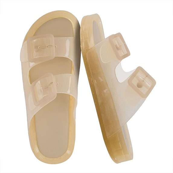 Women's Waterproof Double Buckle Slides