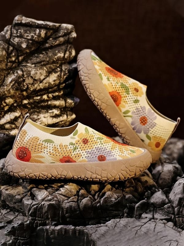 Women's Flyknit Breathable Slip-On Shoes