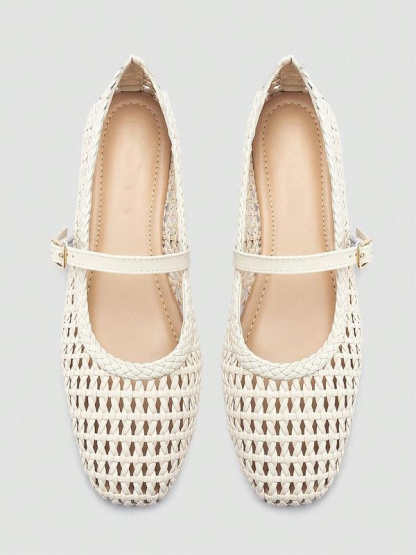 Women's Braided Mary Jane Loafers
