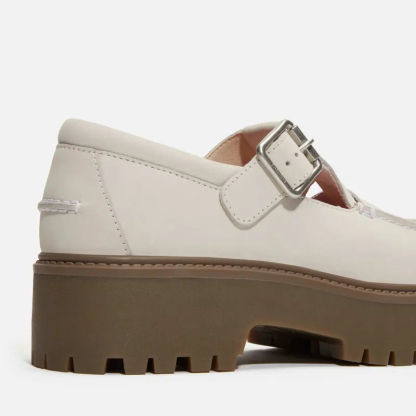 Women's Stone Street Platform Buckle Shoes