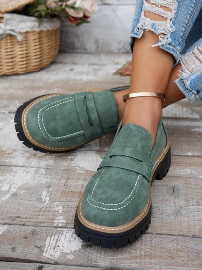 Women's Thick Sole Modern Loafers