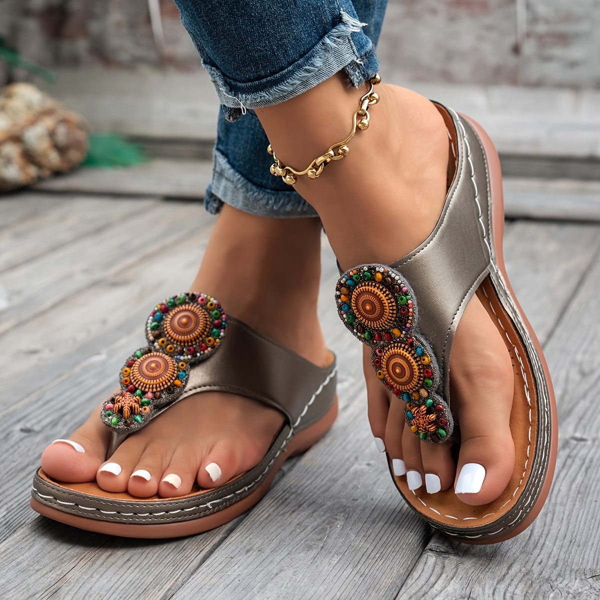 Women's Bohemian Wedge Sandals