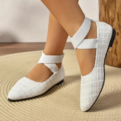 Women's Solid Color Trendy Flats