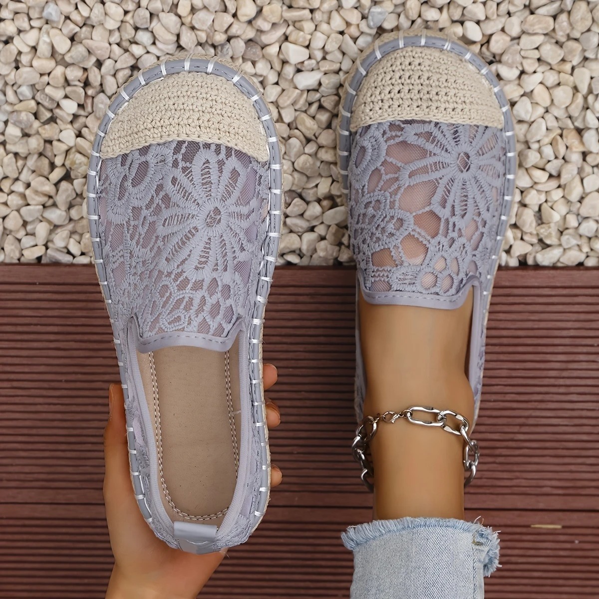 Breathable Mesh Slip-On Loafers