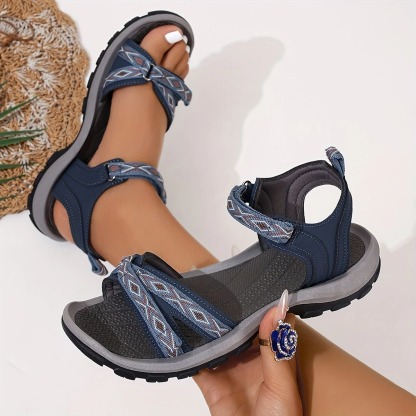 Bohemian Style Lace-Up Hiking Sandals