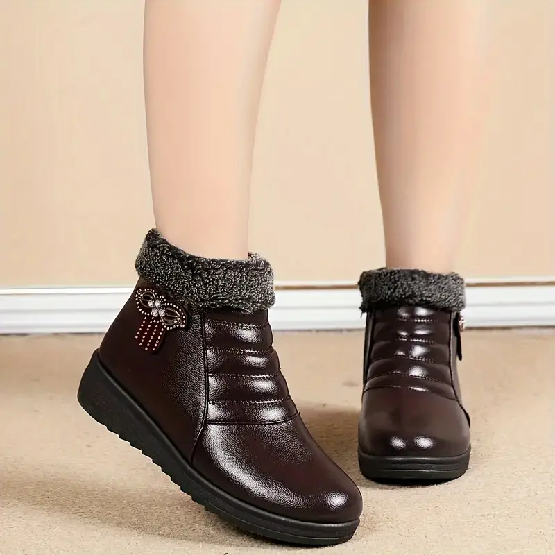 Women's Cozy Fleece-Lined Winter Boots